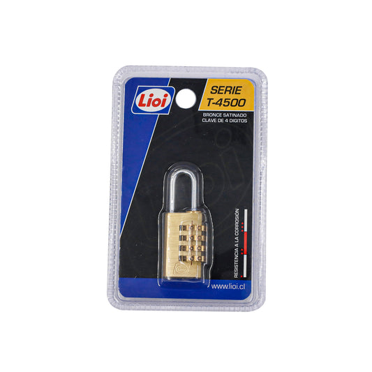 CANDADO CON CLAVE SERIE T-3500 / T-4500