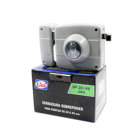CERRADURA DE SOBREPONER 30 - 45mm CILINDRO SUELTO