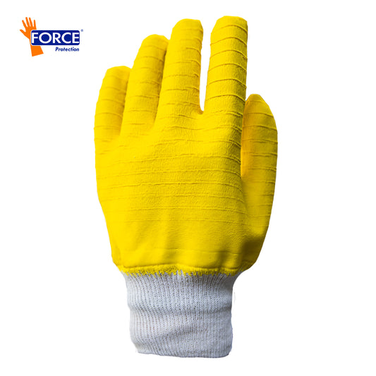 GUANTE PUÑO TEJIDO AMARILLO