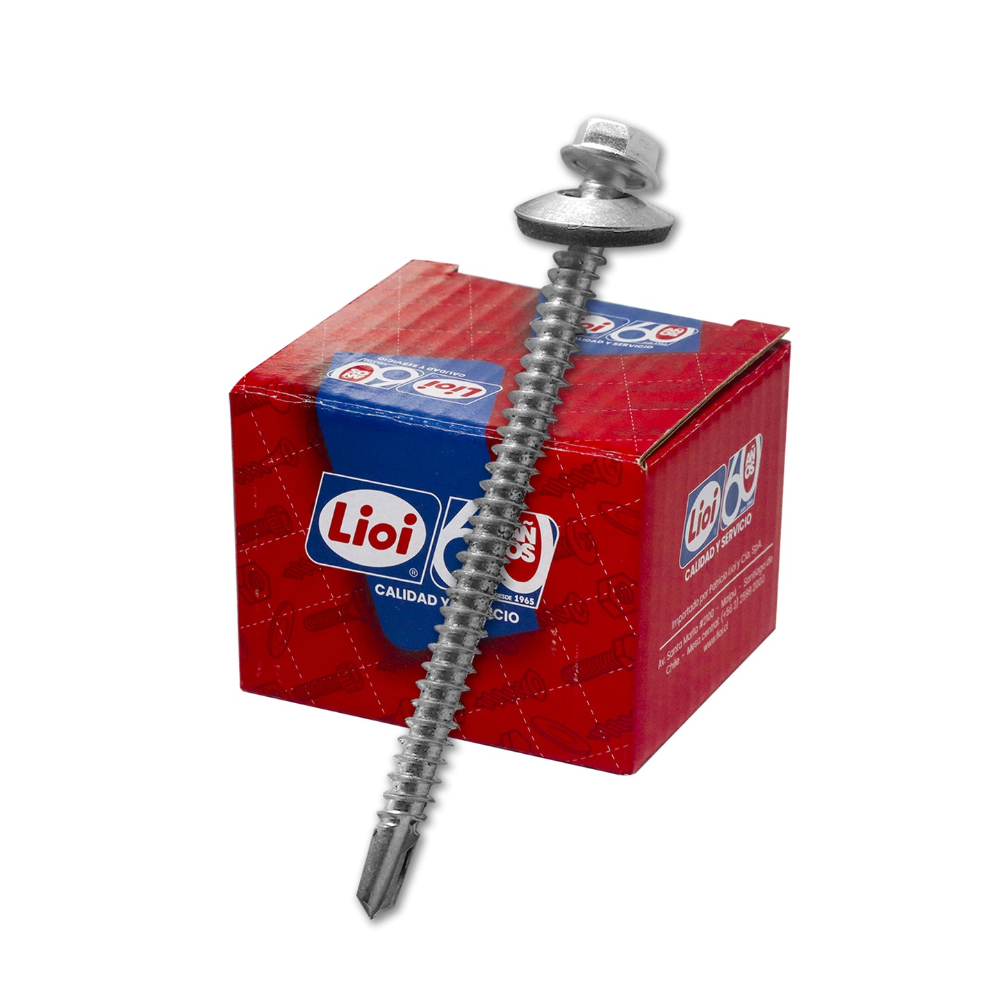 TORNILLO HEXAGONAL PUNTA BROCA CON GOLILLA PARA TECHO