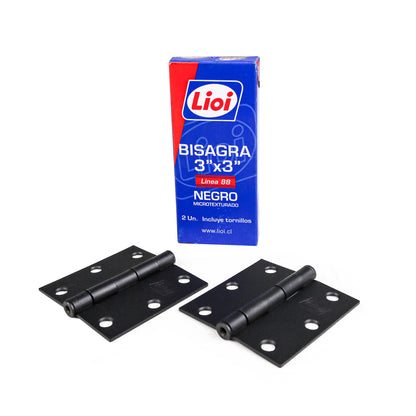 BISAGRA LÍNEA 88 COLOR NEGRO