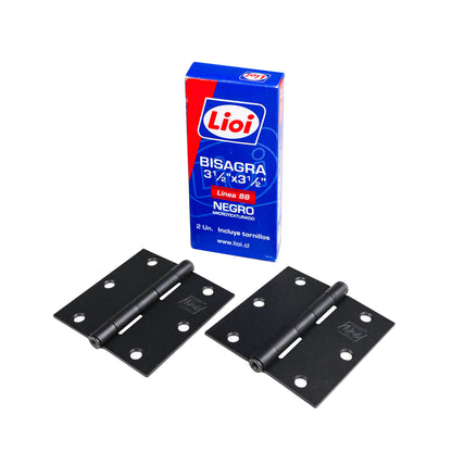 BISAGRA LÍNEA 88 COLOR NEGRO