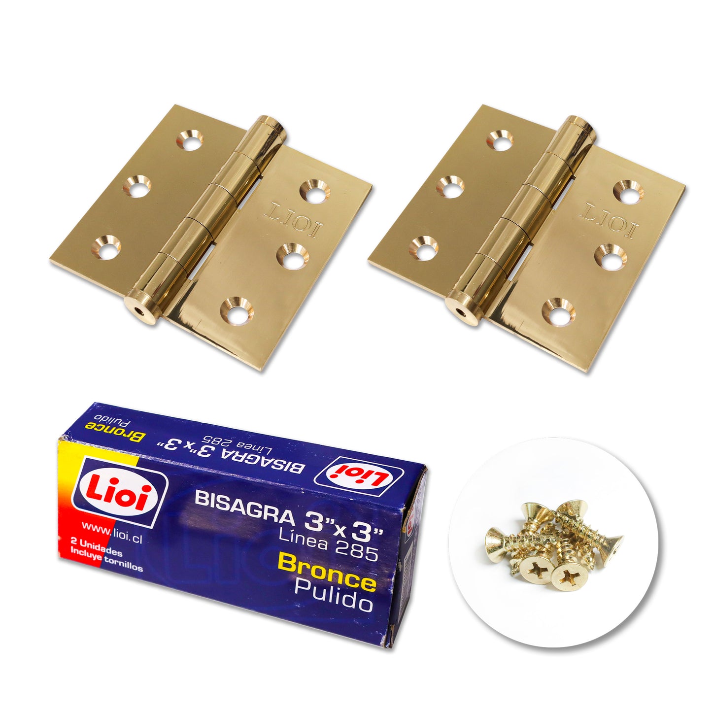 BISAGRA LÍNEA 285 BRONCE