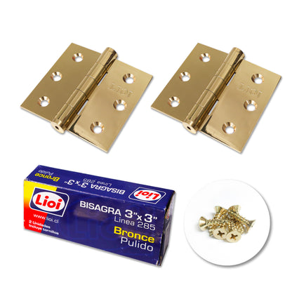 BISAGRA LÍNEA 285 BRONCE