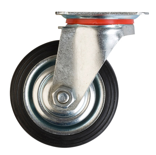 RUEDA GIRATORIA LLANTA METÁLICA