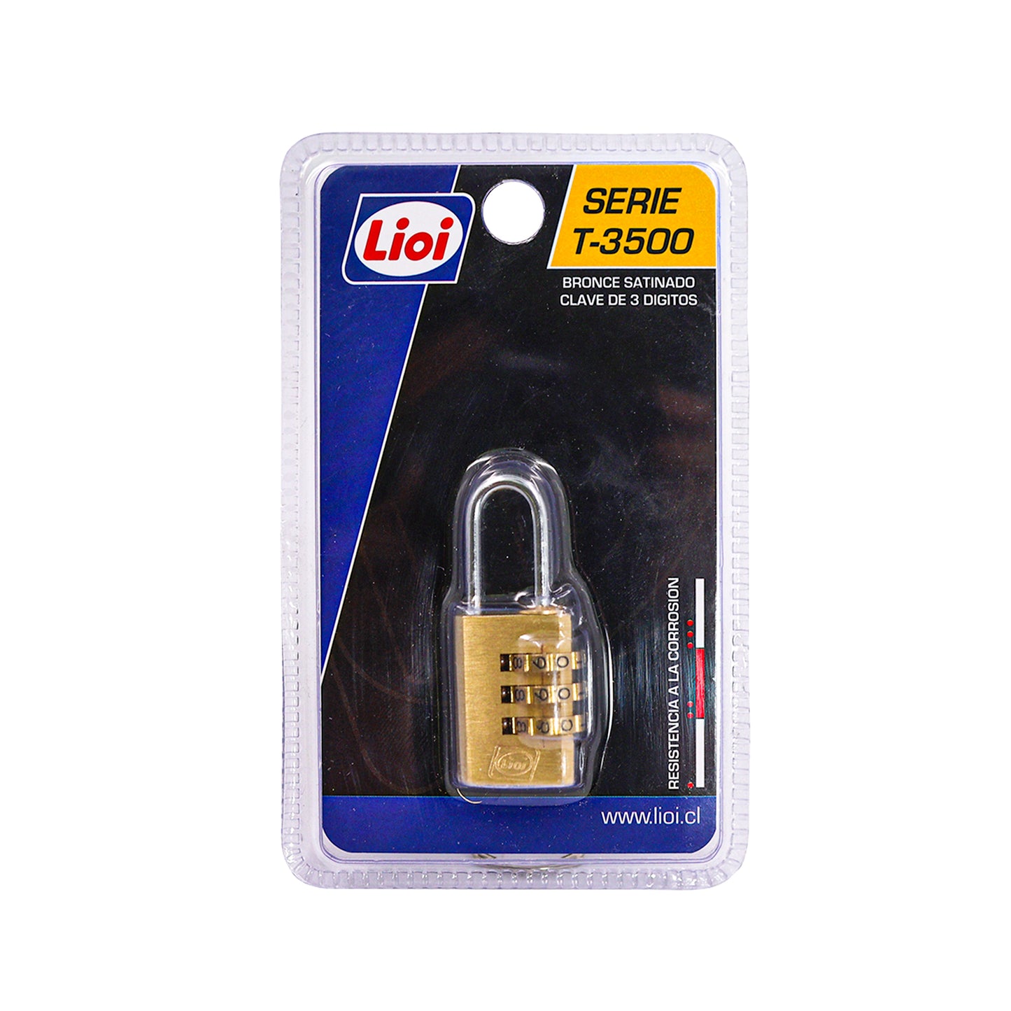 CANDADO CON CLAVE SERIE T-3500 / T-4500