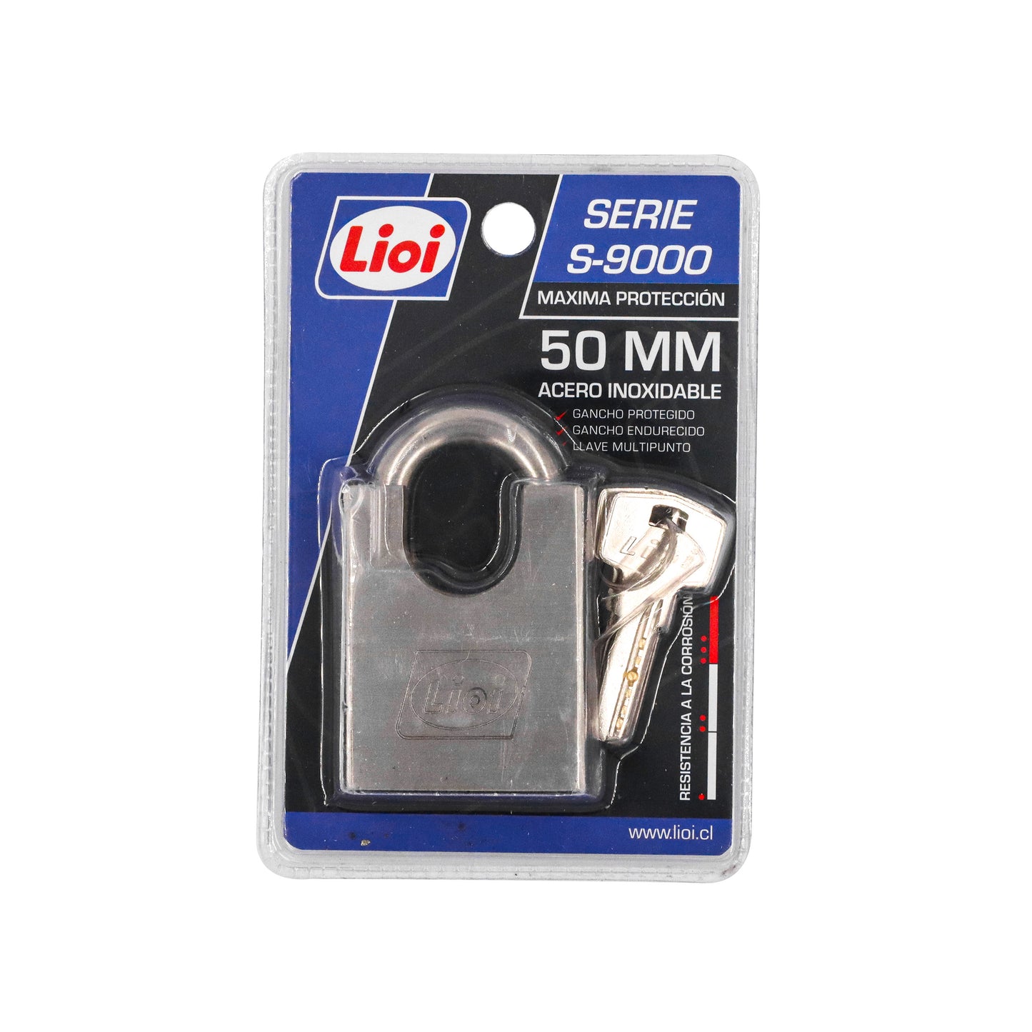 CANDADO SERIE S-9000 C/GANCHO PROTEGIDO