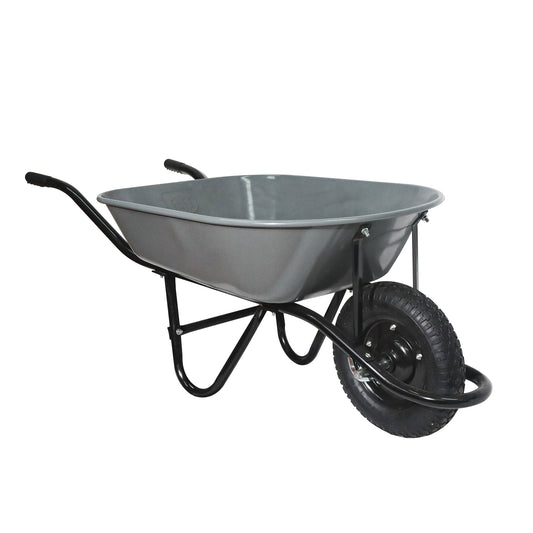 CARRETILLA ECONÓMICA 80L GRIS