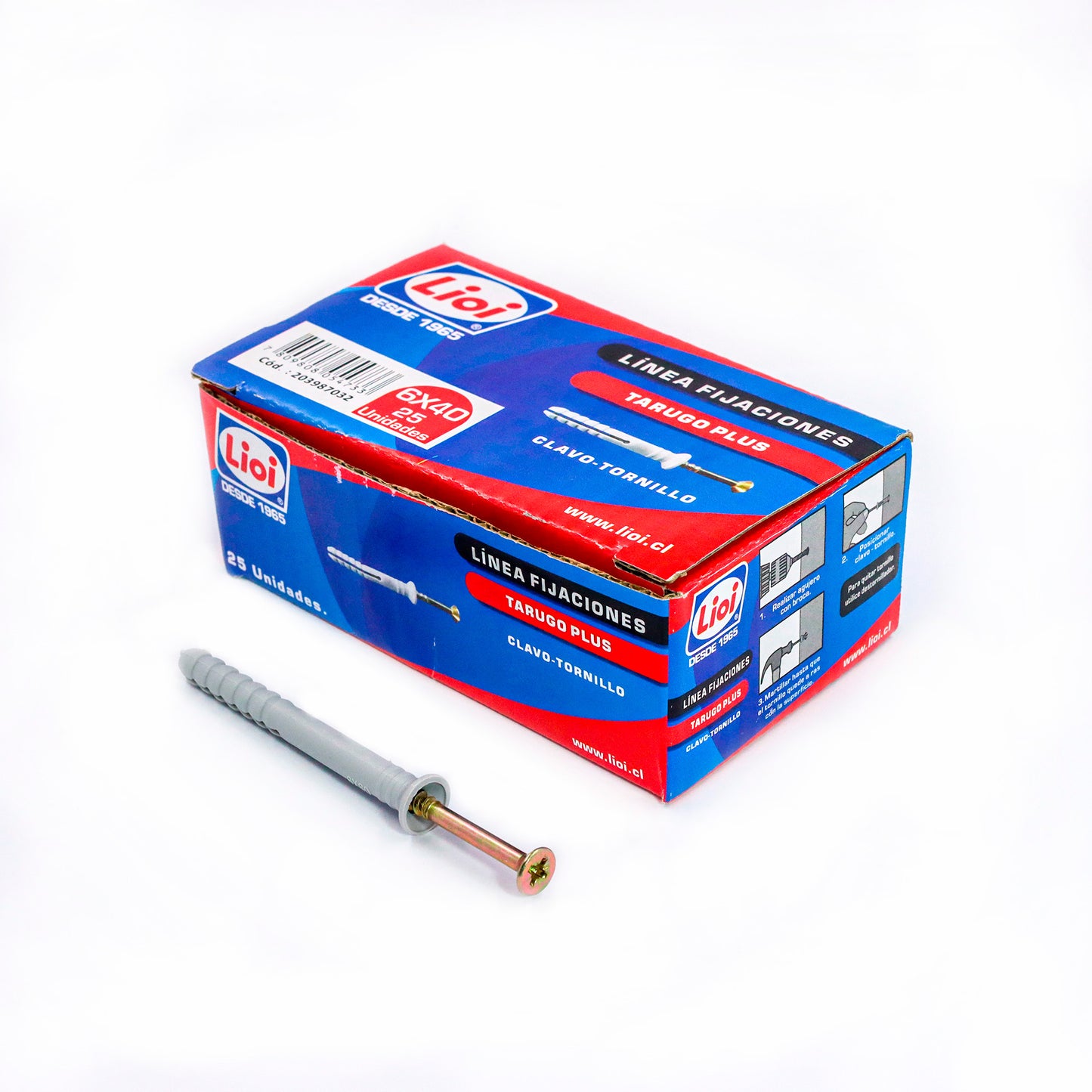 TARUGO PLUS CLAVO - TORNILLO