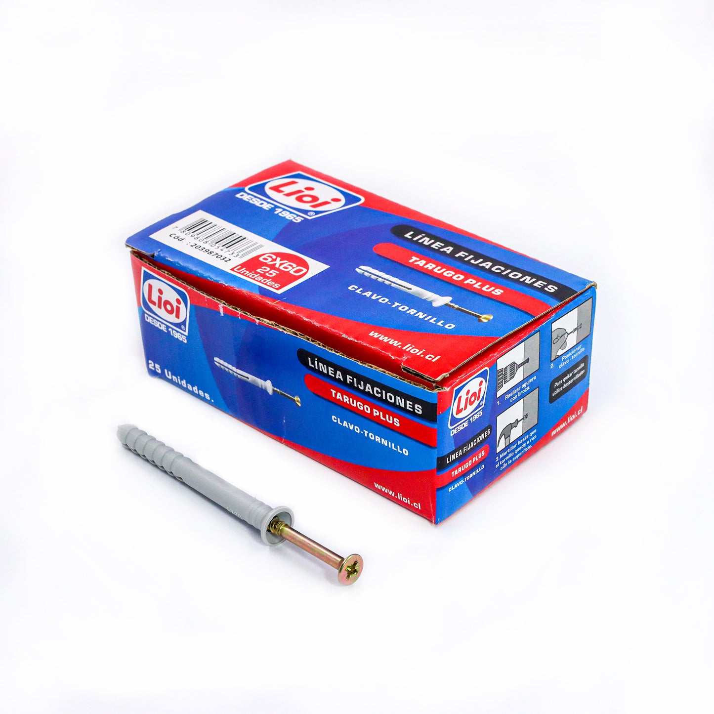 TARUGO PLUS CLAVO - TORNILLO