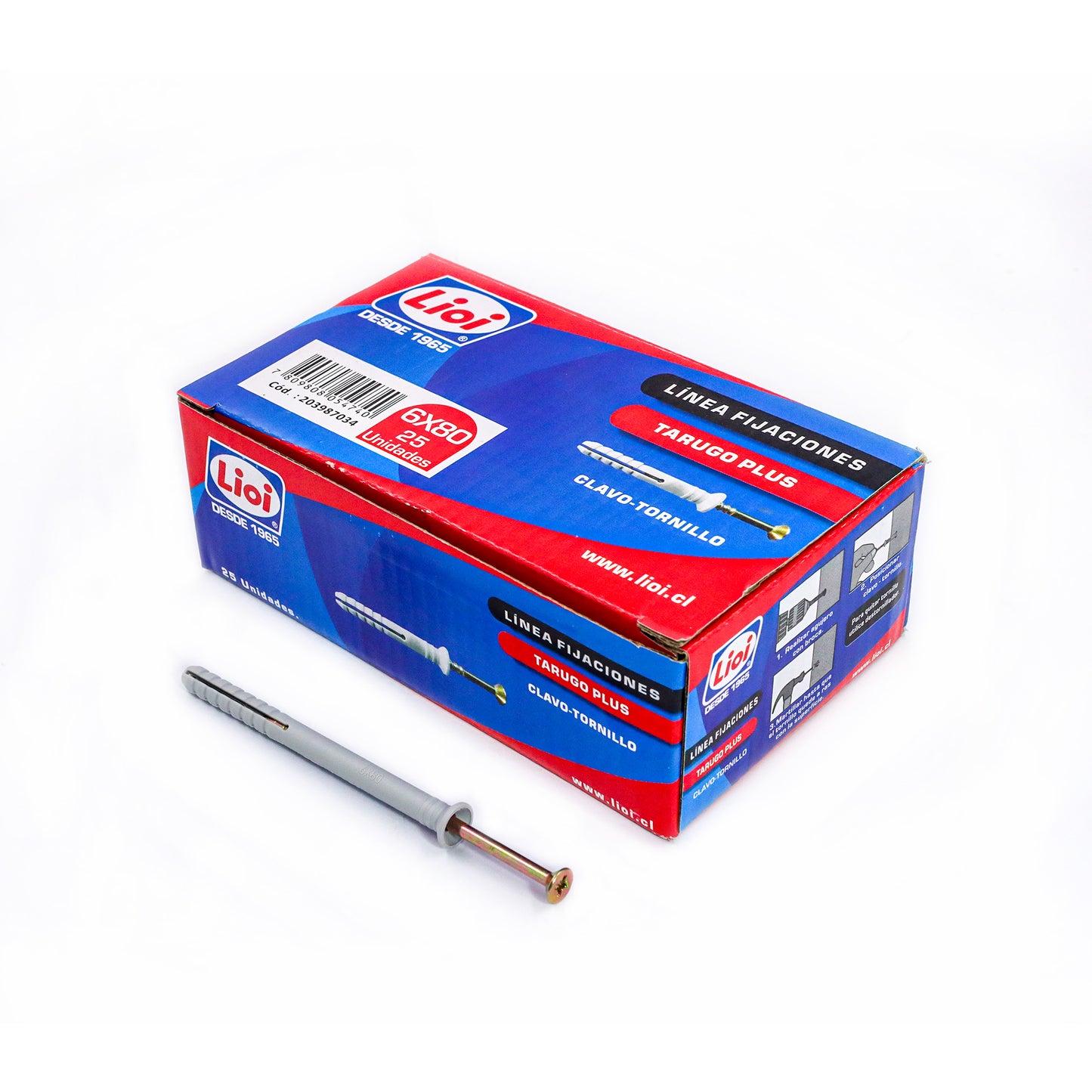 TARUGO PLUS CLAVO - TORNILLO