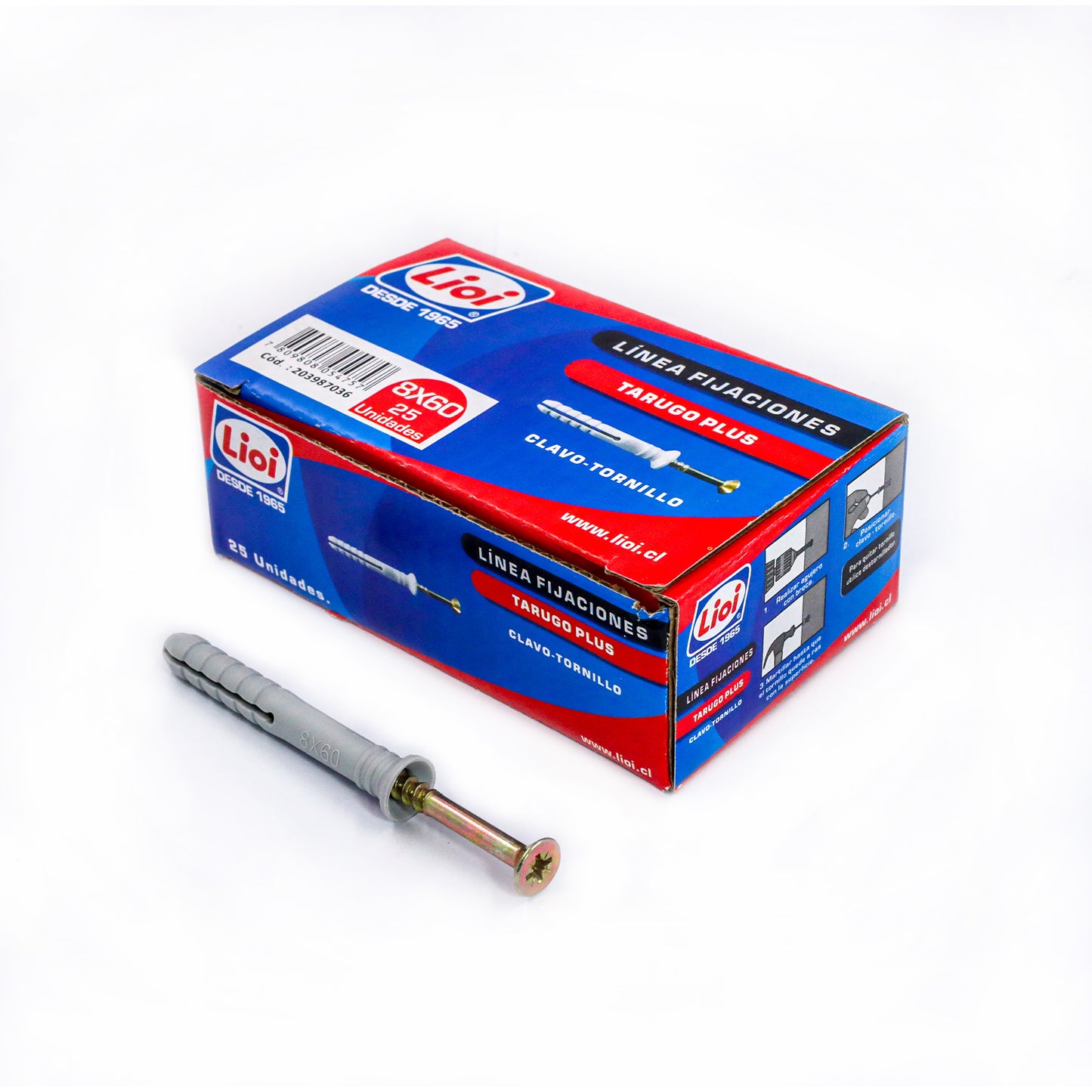 TARUGO PLUS CLAVO - TORNILLO