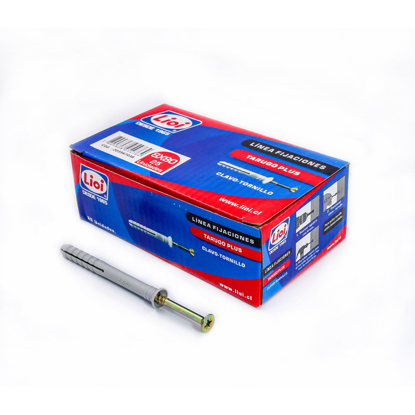 TARUGO PLUS CLAVO - TORNILLO