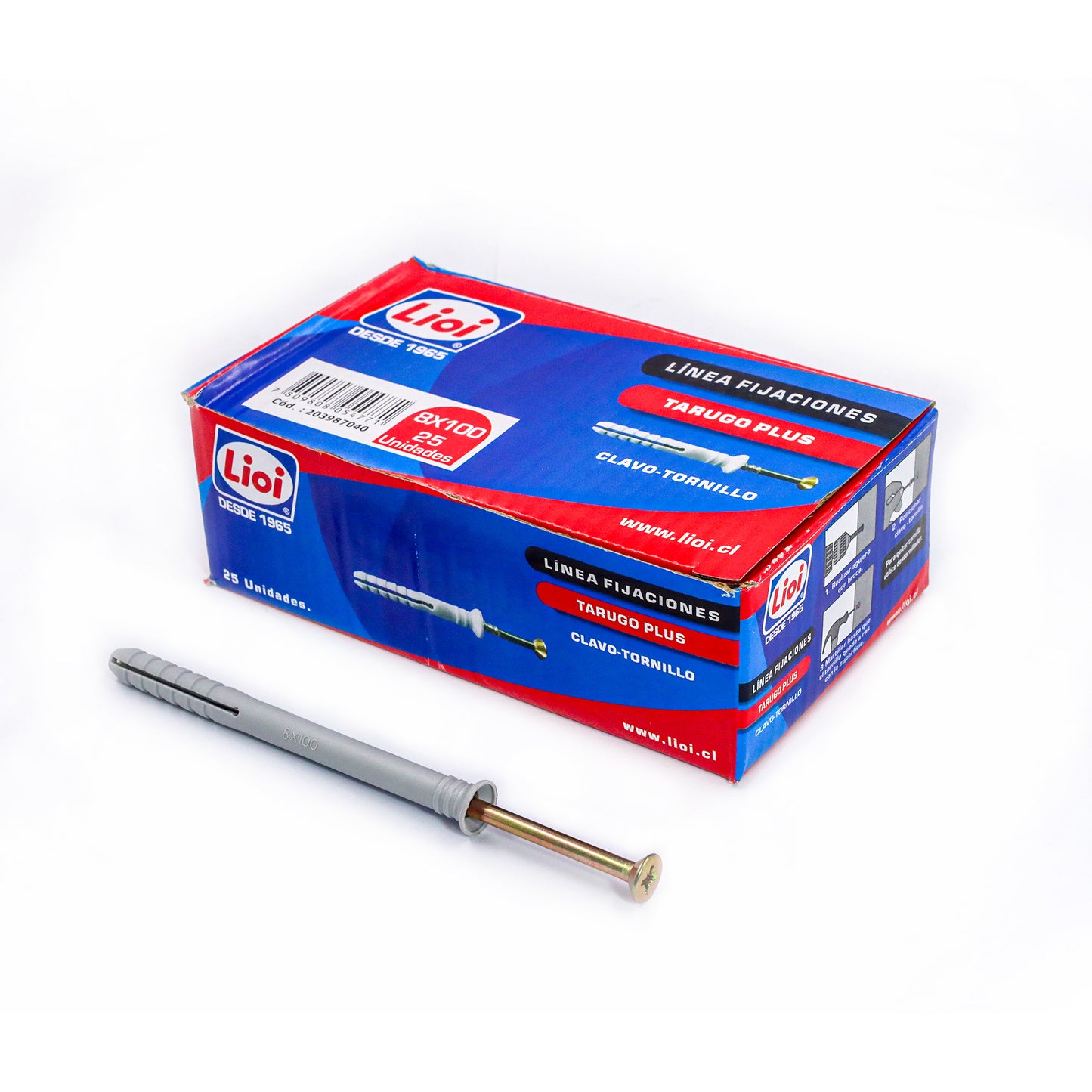 TARUGO PLUS CLAVO - TORNILLO