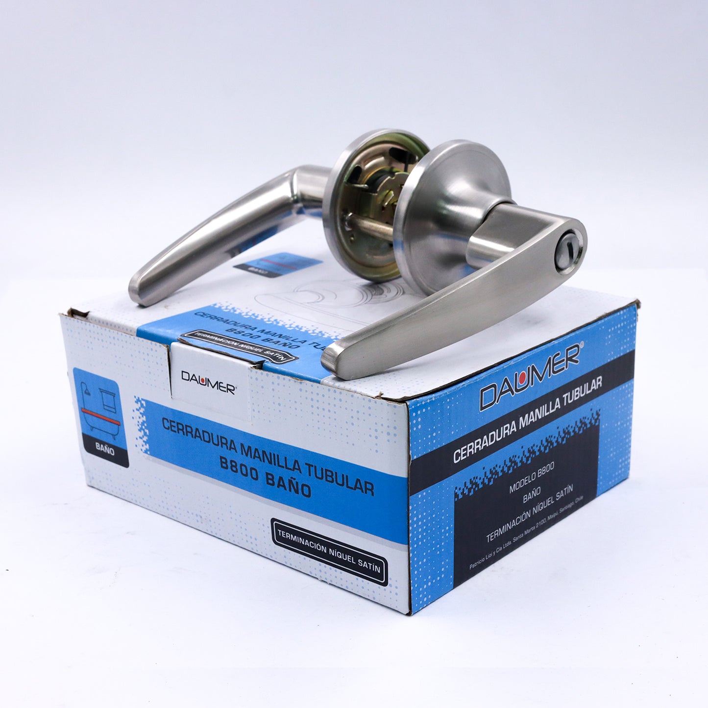 CERRADURA MANILLA TUBULAR 800