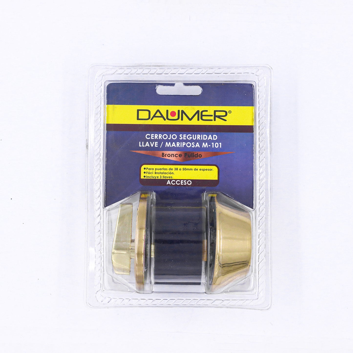 CERROJO LLAVE/MARIPOSA M-101