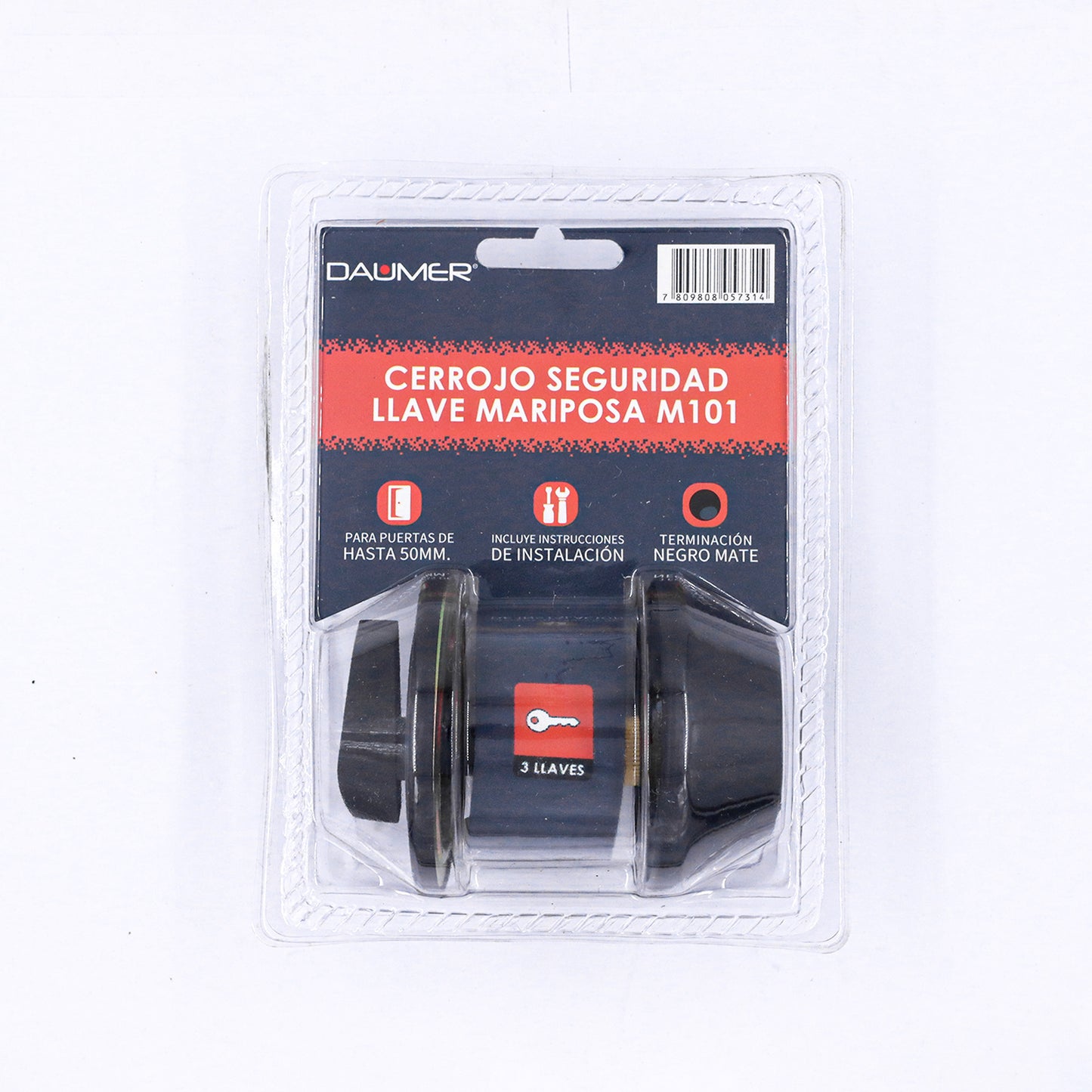 CERROJO LLAVE/MARIPOSA M-101