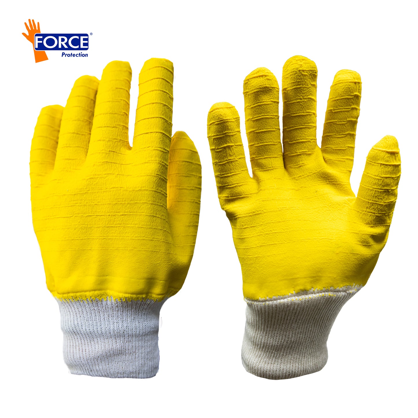 GUANTE PUÑO TEJIDO AMARILLO