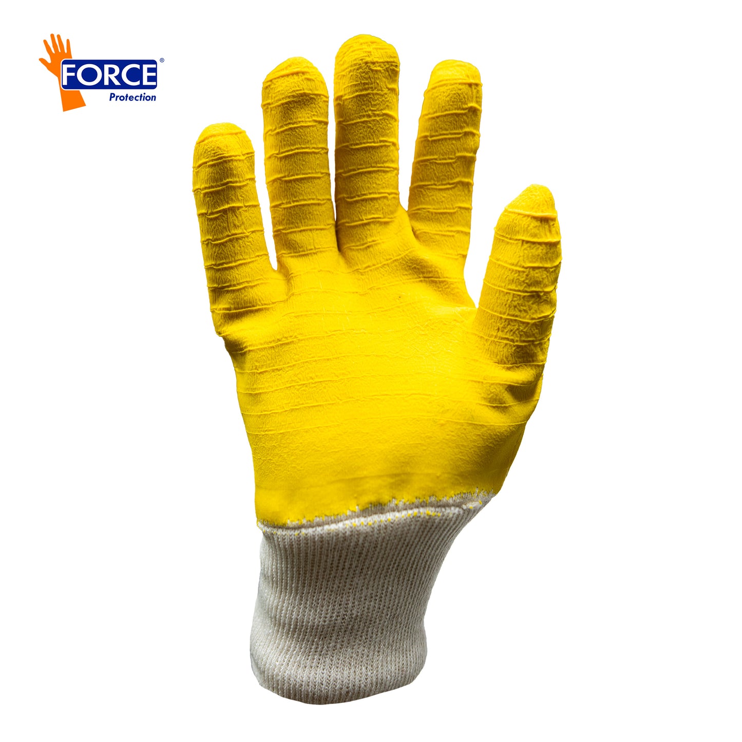 GUANTE PUÑO TEJIDO AMARILLO