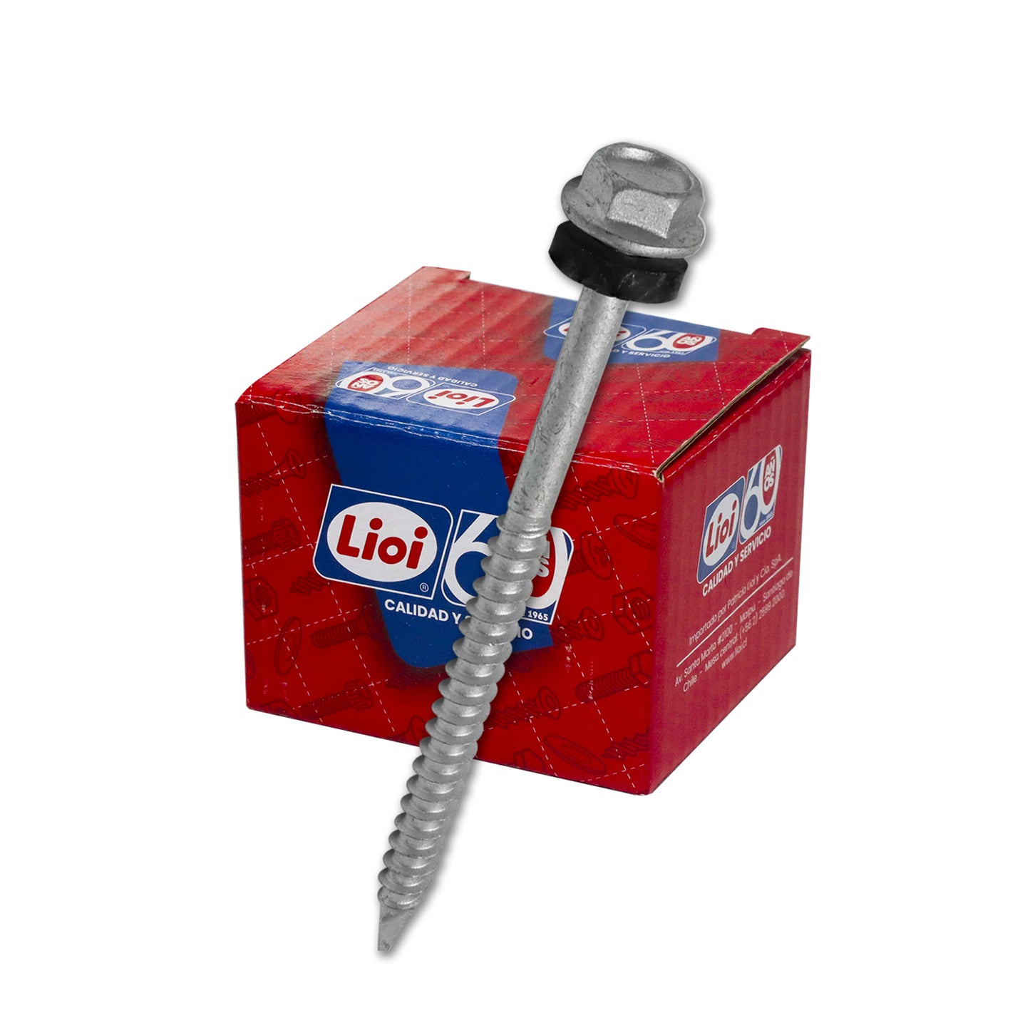 TORNILLO HEXAGONAL PUNTA ESPADA CON GOLILLA PARA TECHO