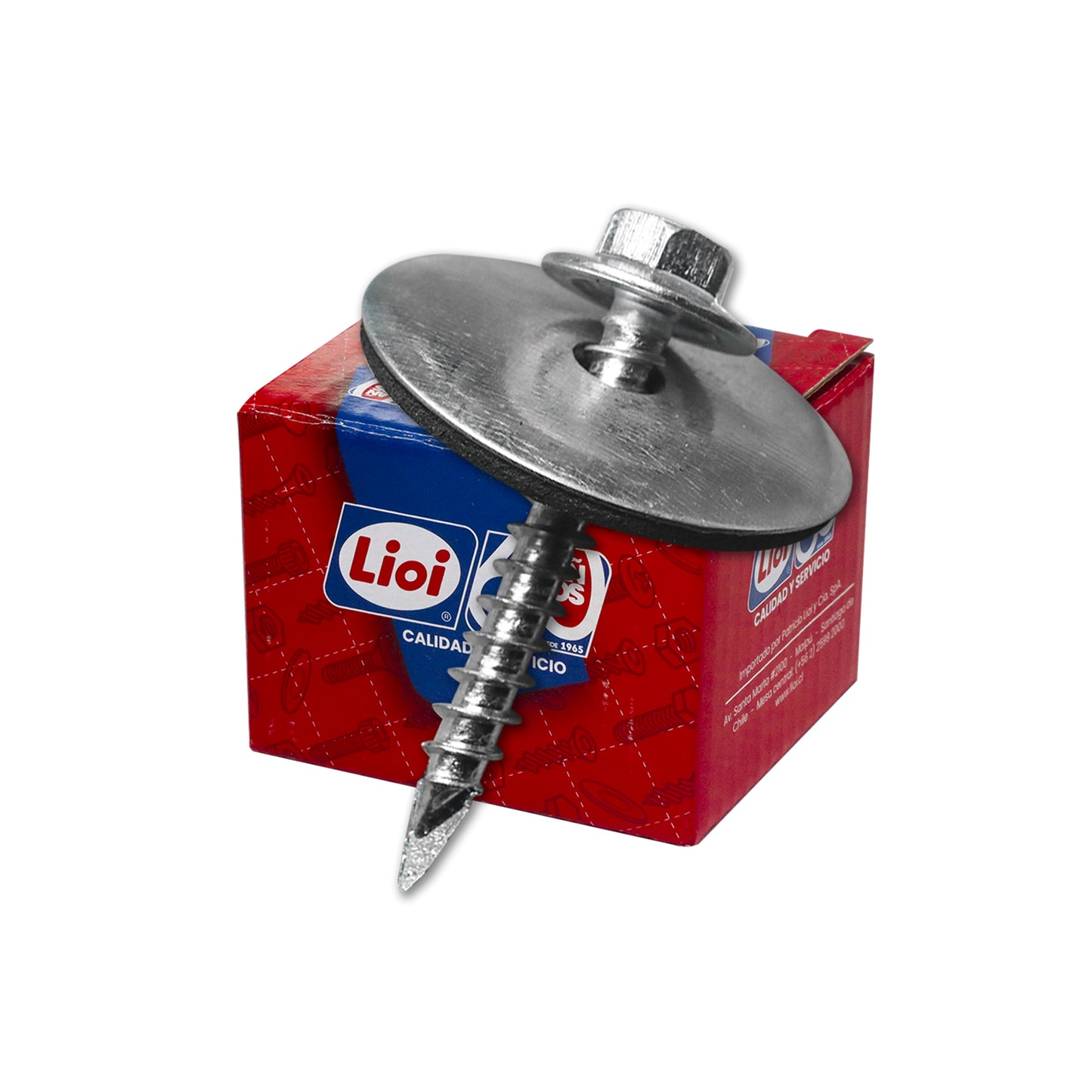 TORNILLO POLICARBONATO PUNTA ESPADA CON GOLILLA PVC